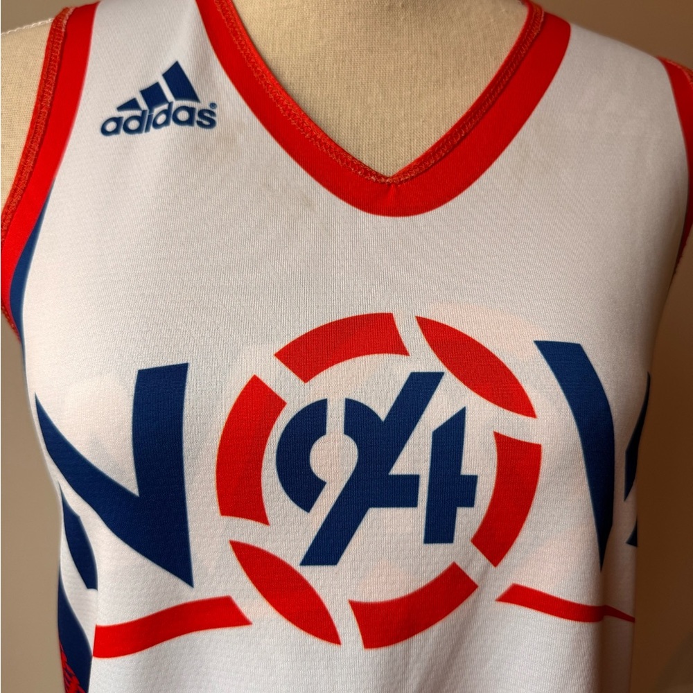Adidas WXS Reversible White NOLA Red White & Blue Jersey - Picture 3 of 13